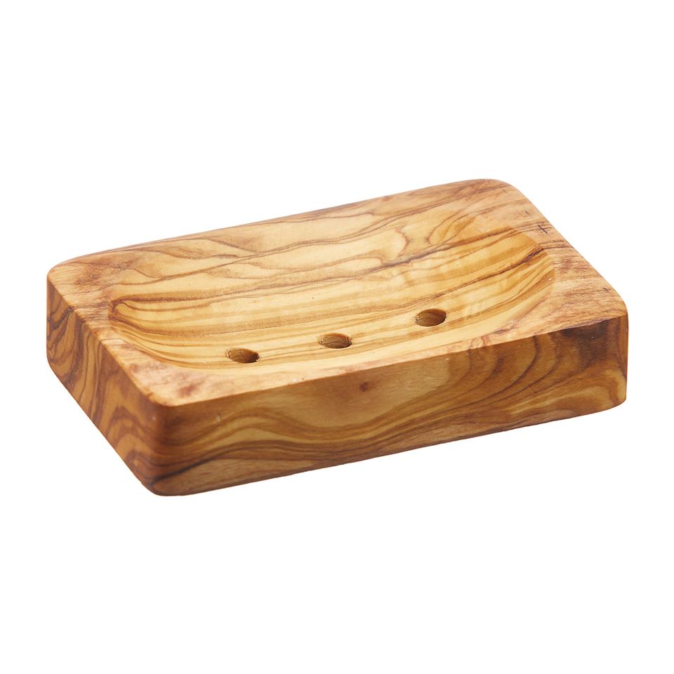 Olive Wood Soap Dish - Rectangle